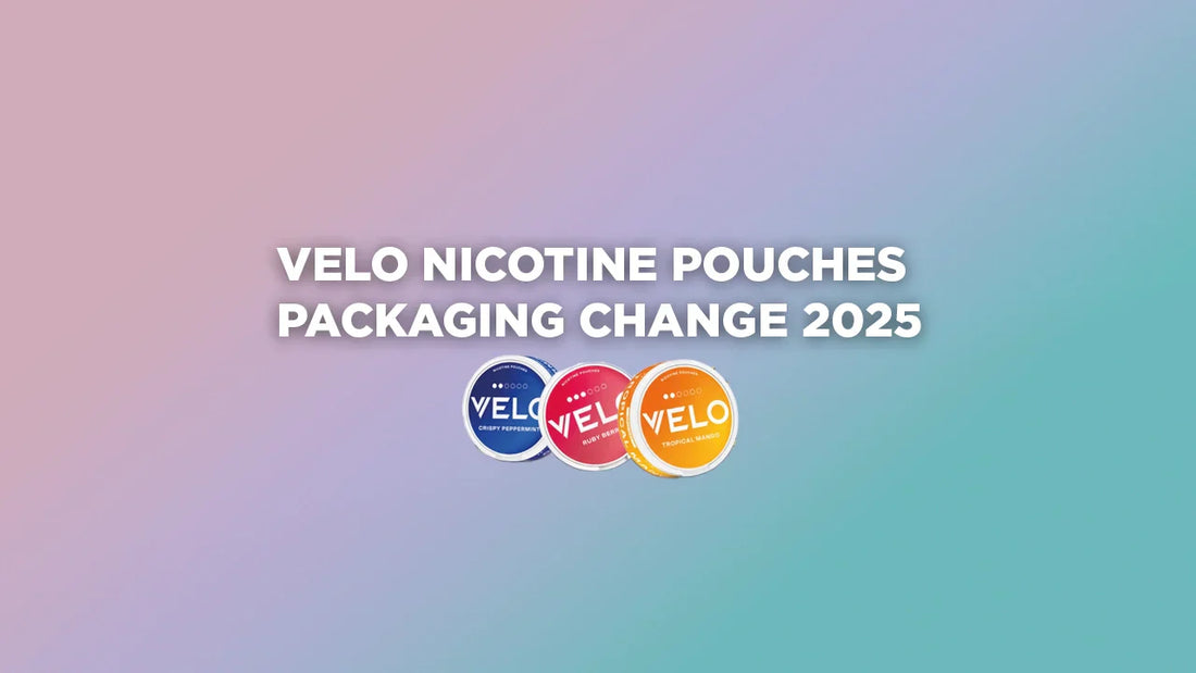 Velo Nicotine Pouches Packaging Change 2025